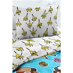 КПБ 1.5 поплин "Гравити Фолз" Neon (70х70) рис. 16517-1/16043-1 Вселенная Гравити Фолз