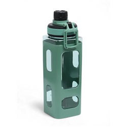 Спортивная бутылка для воды «Гава», 700 мл, 24×7 см, зеленая