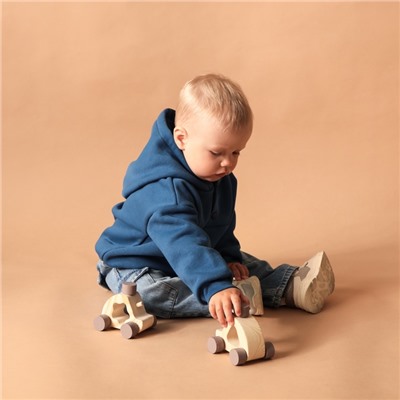 Толстовка детская «Крошка Я» Blueberry, рост 62-68 см, синяя