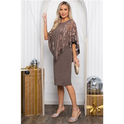 Платье Твой выход (кофе) П14584-7М