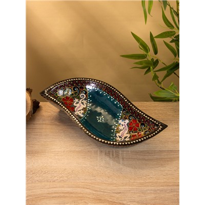 УЦЕНКА Блюдо «Ломбок стайл» дерево 33×17×7 см