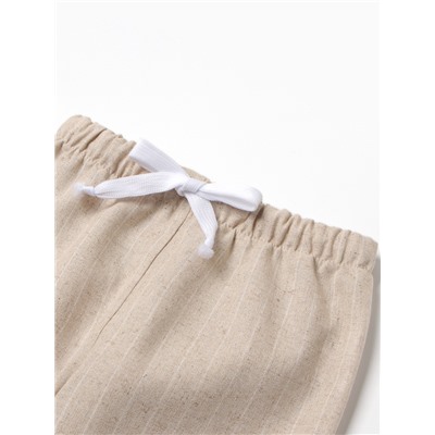 Брюки детские MINAKU, бежевые, рост 68-74 см