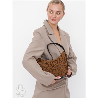 Сумка женская кожаная 8533VGF leopard Vitelli Grassi  в Новосибирске