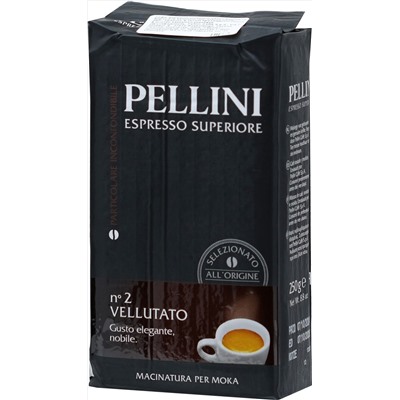 Pellini. Superiore Veiutato (молотый) 250 гр. мягкая упаковка