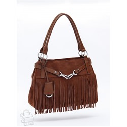 Сумка женская кожаная 98400MSS coffee Velina Fabbiano-Safenta