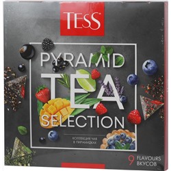 TESS. Набор чая в пирамидках (9 видов) карт.пачка, 45 пирамидки