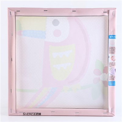 Аппликация помпошками «Тукан», размер — 30×30 см, клей 30 мл