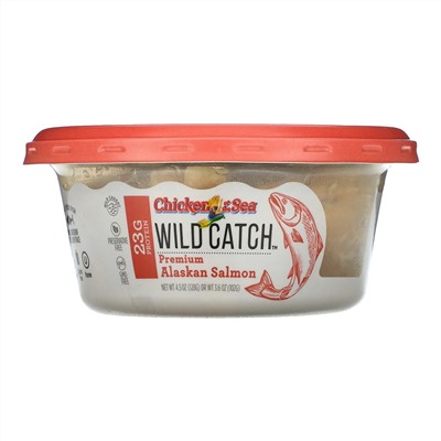 Chicken of the Sea, Wild Catch, Premium Alaskan Salmon, 4.5 oz (128 g)
