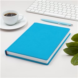 Ежедневник недатированный А5+ 272 стр. "ВЕЛЬВЕТ/VELVET" (СИНИЙ ФЛУОР) 3-115/07 Bruno Visconti