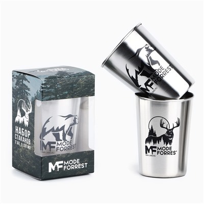 Стаканы MODE FORREST: набор 2 шт. × 150 мл