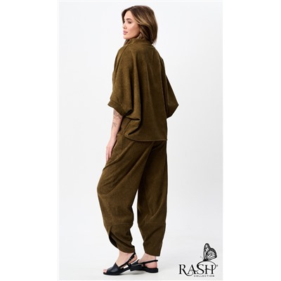 Костюм "Boho" микровельвет хаки