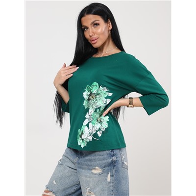 Мимулус - футболка зеленый