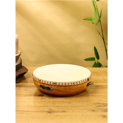 Сувенирный музыкальный инструмент «Бубен», 19×19×7 см, махагон