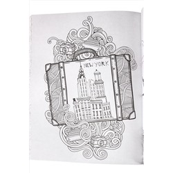 Раскраска-антистресс, В5, 56, ПУТЕШЕСТВИЕ (Р-9739) НАТАЛИ, 911735