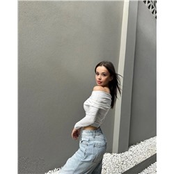 Топ с длинными рукавами