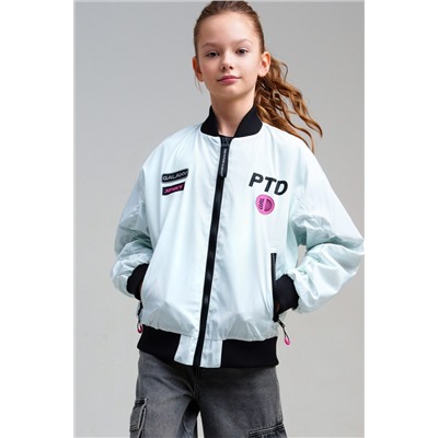 Куртка текстильная с полиуретановым покрытием для девочек (ветровка) PLAYTODAY, 1231513