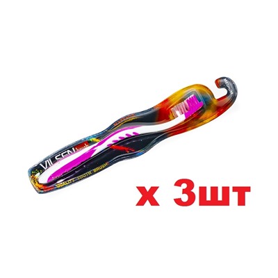 Vilsen Brush Зубная щетка Массаж средняя 3шт