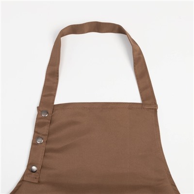 Фартук Этель «Стиль», цвет коричневый, 70×80 см, 80% п/э, 20% хлопок