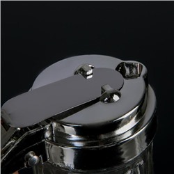 Сахарница «Волна», 150 мл, 7×9×11 см, с дозатором, стекло