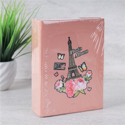 Фотоальбом 100 фото 10х15 Города / P-46100-1 /уп 96/*кожзам обложка (Пизанская башня, Серый)