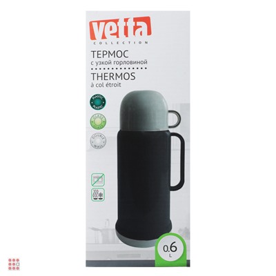 VETTA Термос стеклянная колба "Туристический" 0,60л