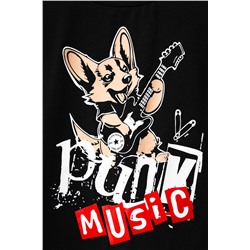 Комплект трикотажный для девочек: фуфайка (футболка), шорты PLAYTODAY, 1240079