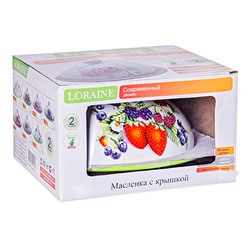 28906 Масленка с крышкой 2 предмета LR (х24)