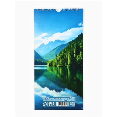 Календарь на ригеле «Природа 2026» 16.5×34 см