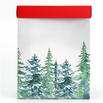 Коробка подарочная новогодняя складная с 3D эффектом «Сказочных моментов», 18×14×23 см