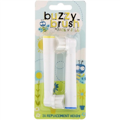 Jack n' Jill, Buzzy Brush, 2 сменные головки