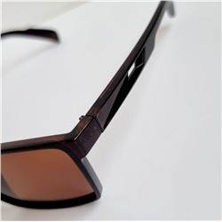 Очки солнцезащитные мужские поляризованные, глянцевый коричневый, Marinx, 8910, 531259, арт.354.721