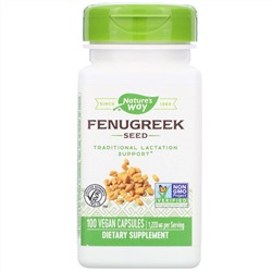 Nature's Way, Fenugreek Seed, 610 mg, 100 Vegan Capsules