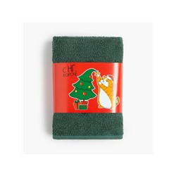 Набор новогодних махровых полотенец «Этель. С НГ», 30×30 см - 3 шт., хлопок 100%
