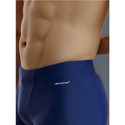 Плавки - шорты спортивные мужские, для плавания, размер 50, тёмно-синие