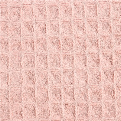 Набор для бани и ванной Этель «Вафля» полотенце 70×140 см+чалма 21×25 см, цв.розовый