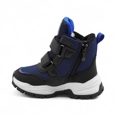 Ботинки мембранные на меху В7717-10 синие