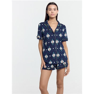 КОМПЛЕКТ ЖЕНСКИЙ (ЖАКЕТ, ШОРТЫ) 592478