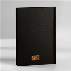 Ежедневник в подарочной коробке. Твердая обложка А5, 80л «Черный»