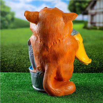 Садовая фигура из гипса «Кот-рыбак», 41×23×18 см