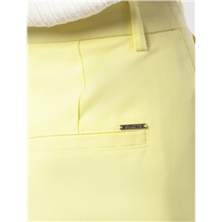 Прямые брюки из летней эластичной поливискозы с фактурой