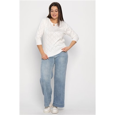 Блуза Нежный узор (молочная) Б14936-18М