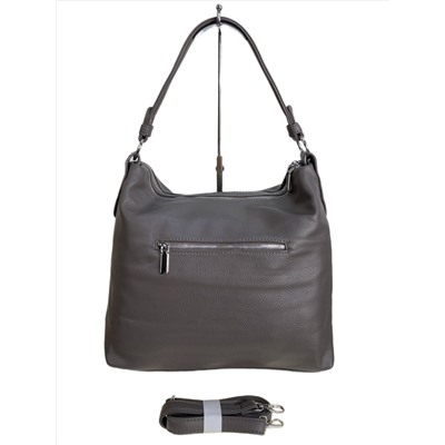 Женская сумка из искусственной кожи, цвет серый