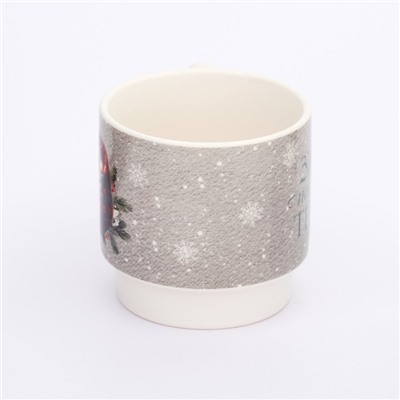 Кружка новогодняя керамическая «Зима подарит тепло», 350 мл