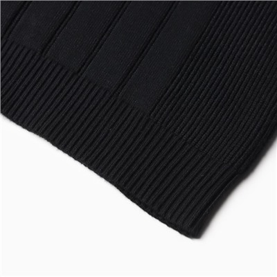 Свитер для мальчиков, цвет чёрный, рост 152-158 см