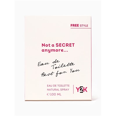 Туалетная вода женская Free Style Not a Secret, 100 мл