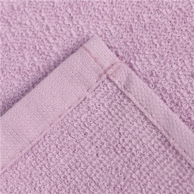 Салфетки махровые декоративные «Этель. Сердечки», 5 шт., 30×30 см, хлопок 100%, сиреневые