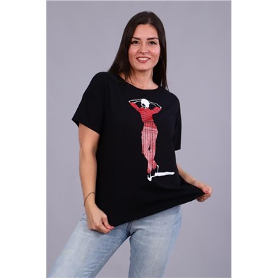 Футболка 24885 (Черный)