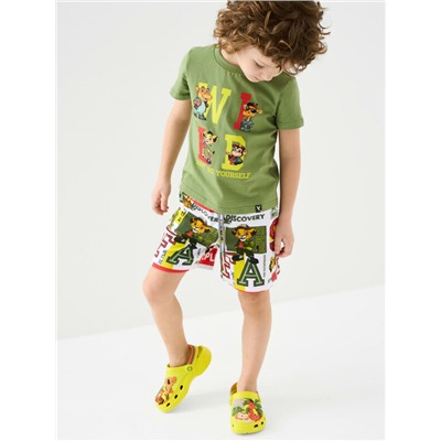 Комплект трикотажный для мальчиков: фуфайка (футболка), шорты