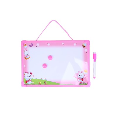 Доска магнитная, маркер и 2 магнита в комплекте, МИКС