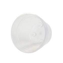 Кашпо со вставкой «Порто», 3.5 л, d=20 см, h=19 см, пластик, для орхидей, прозрачное